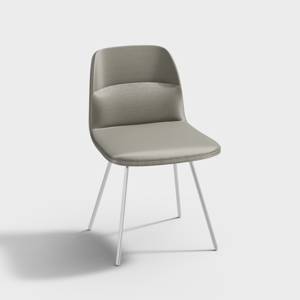 Molteni  barbican chair3D模型