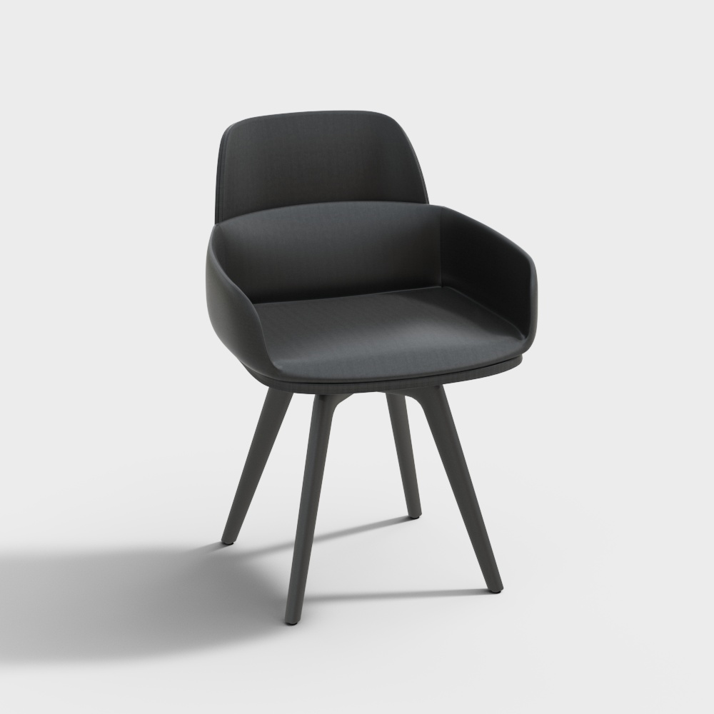 Molteni barbican chair3D模型