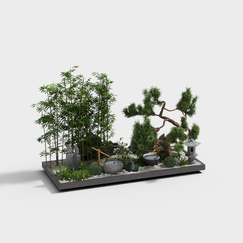 新中式园林景观小品