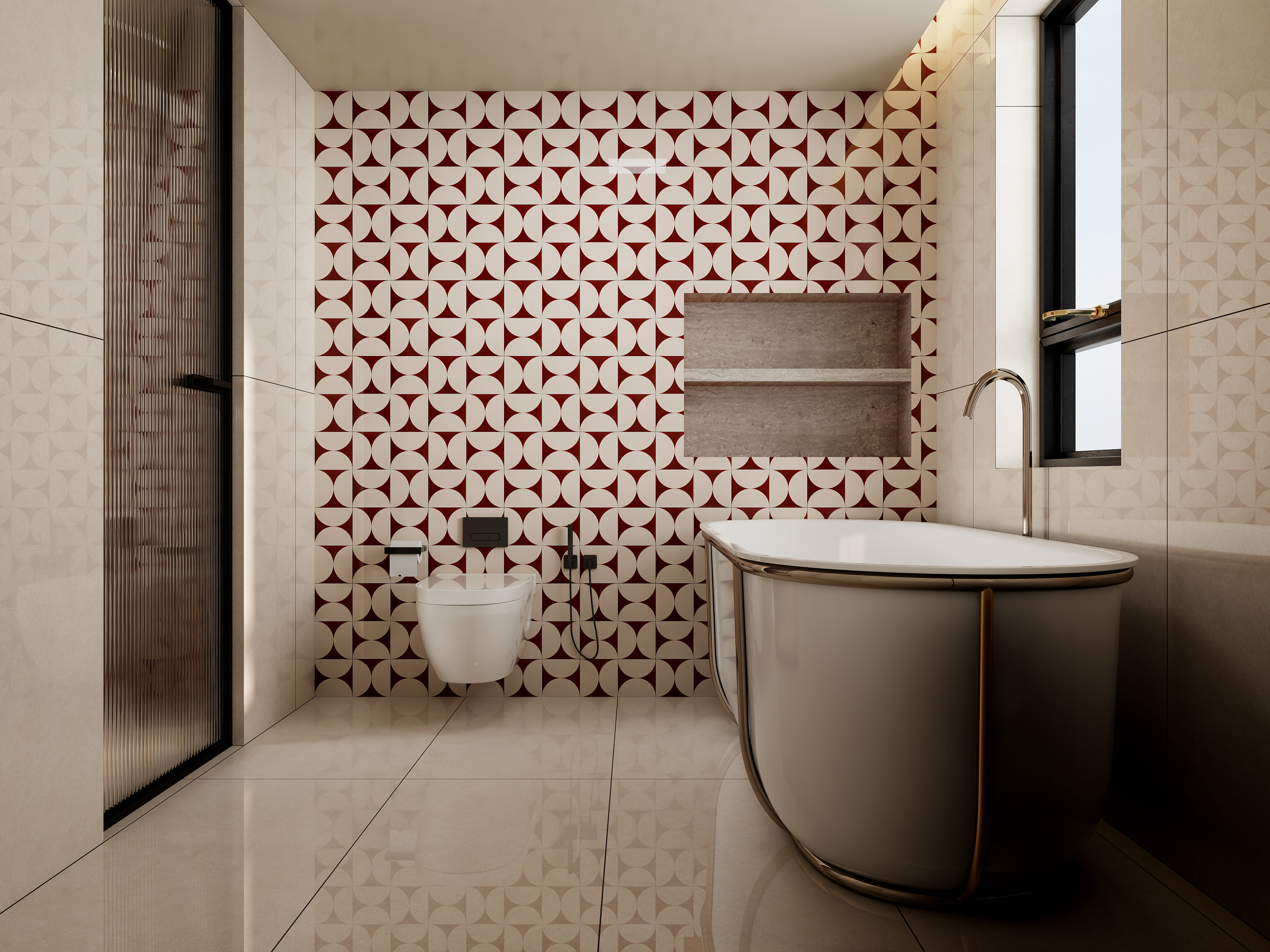 骑摩托的装修仔-万象城135㎡3室装修效果图