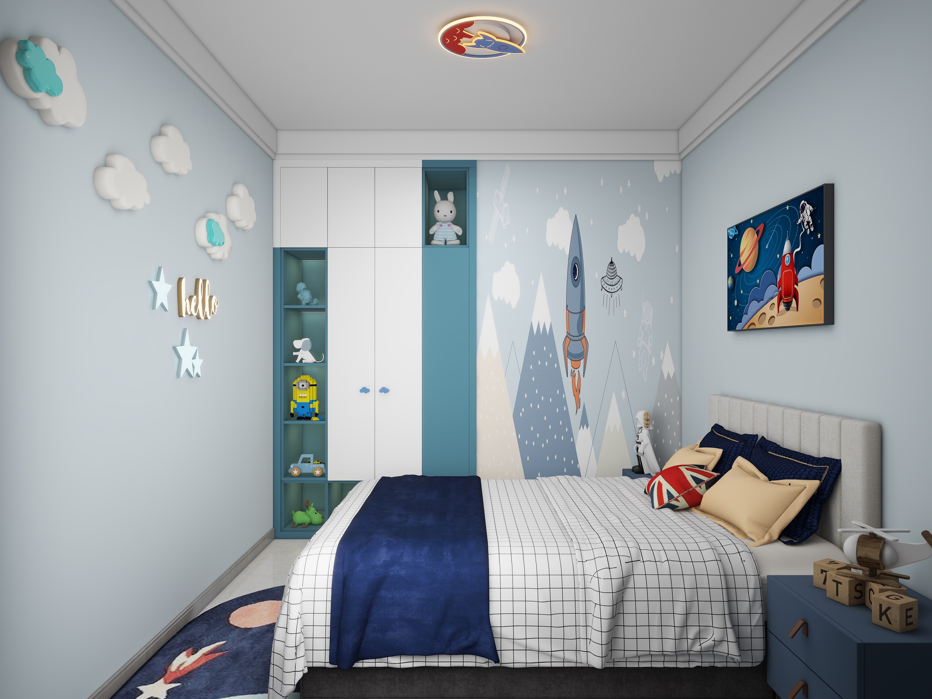 雨点斜飘-华侨城·欢乐山川-伴山苑7-2-302-装修设计方案