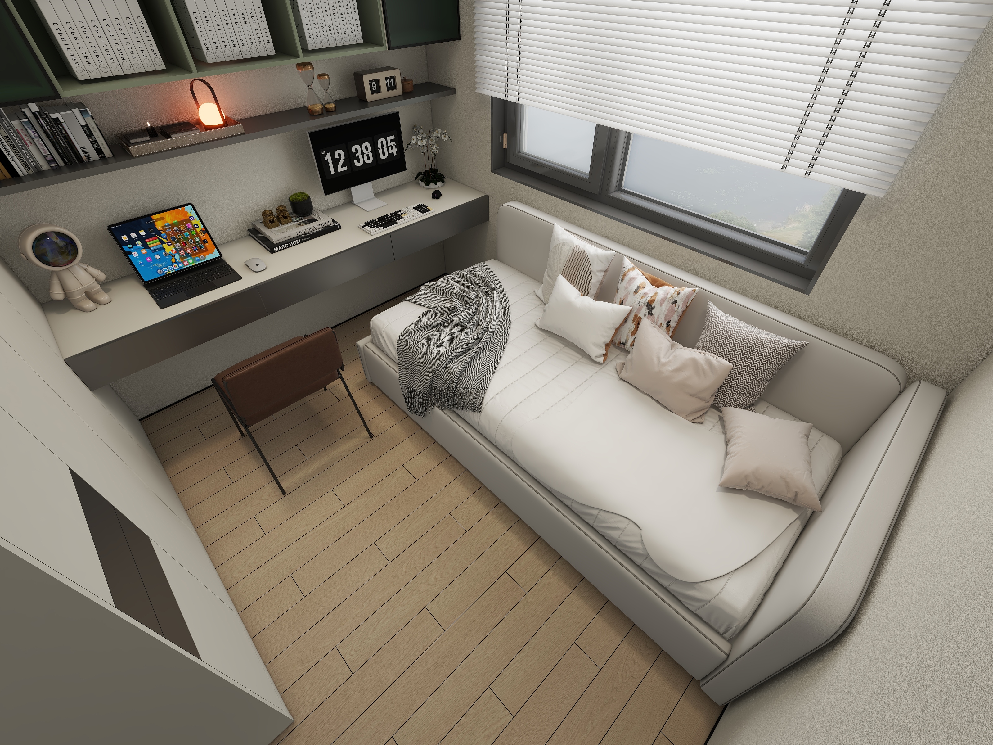 设计师邓杰-川发天府上城奶油风装修效果图