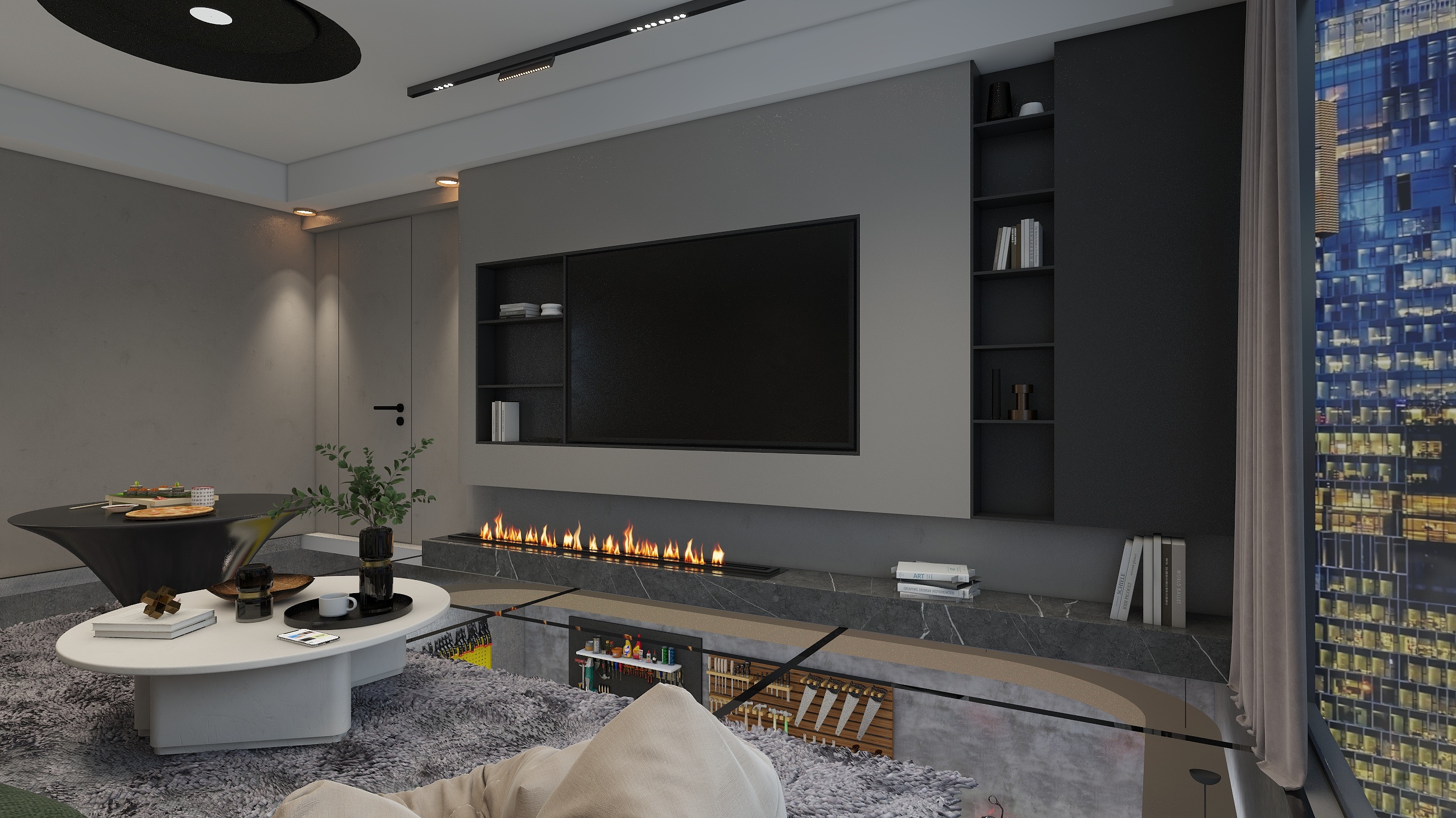 辞守序-四层豪华娱乐之家装修效果图