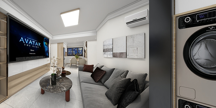 爱微出品必属精品-弘阳时光里97㎡-装修设计方案