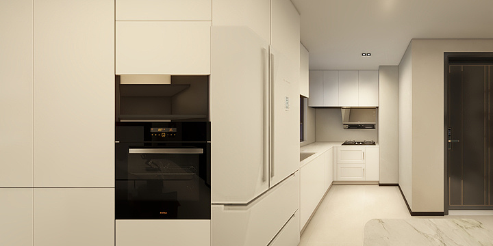 美承设计工作室-85㎡2室-装修设计方案