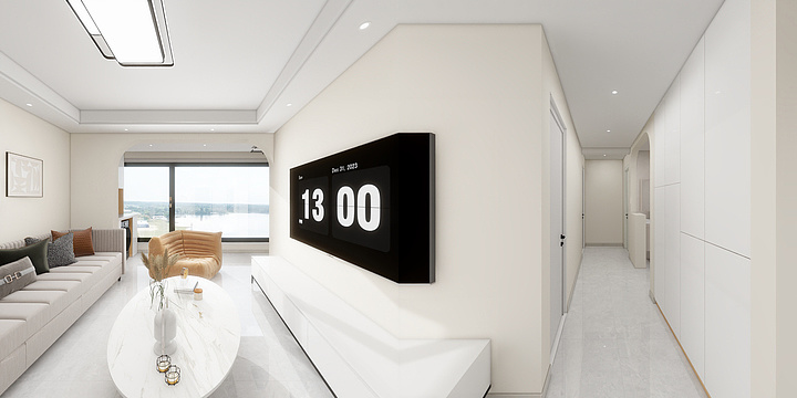 成辉824-绿地七期魏府（96平米）-装修设计方案