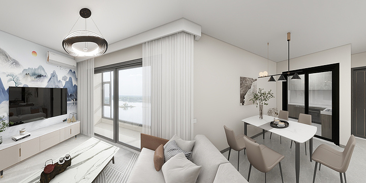 丨空间美学设计丨-翰林山语16-1701-副本-装修设计方案