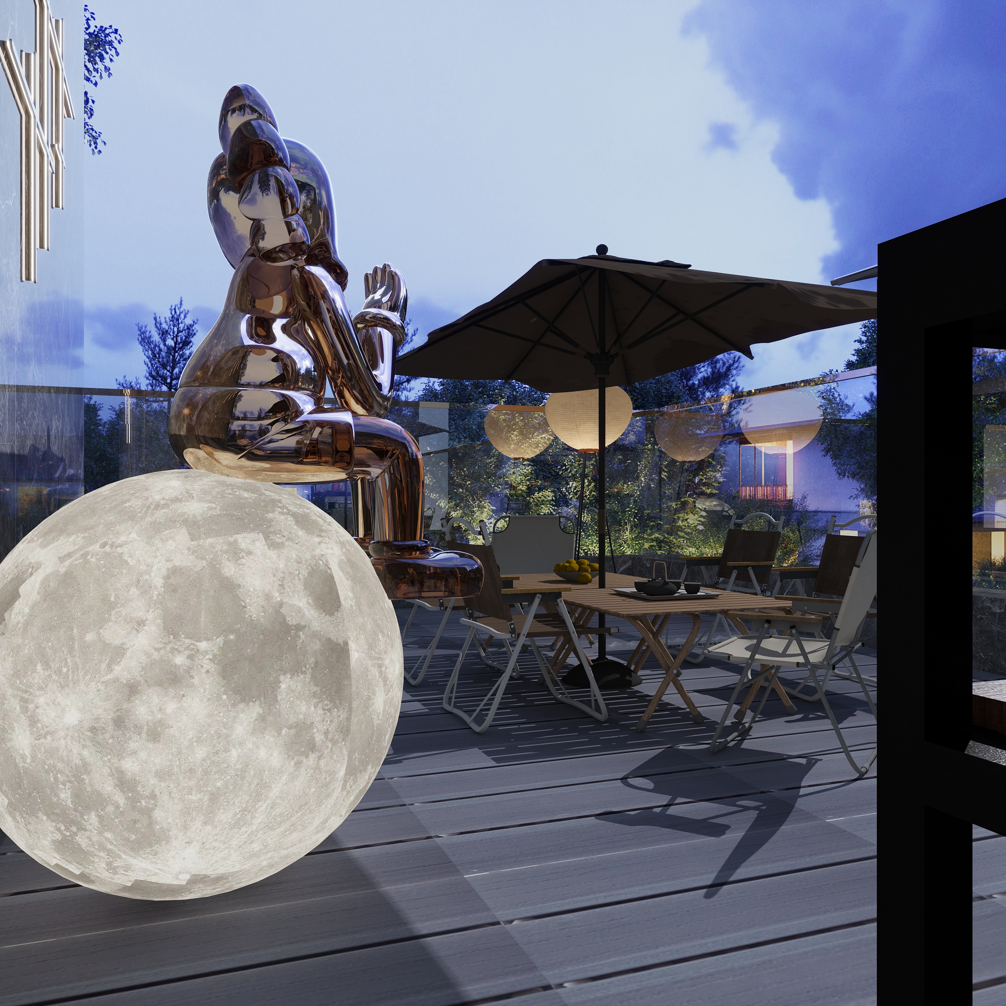 室内设计-郑淑武-万山华府现代轻奢装修效果图