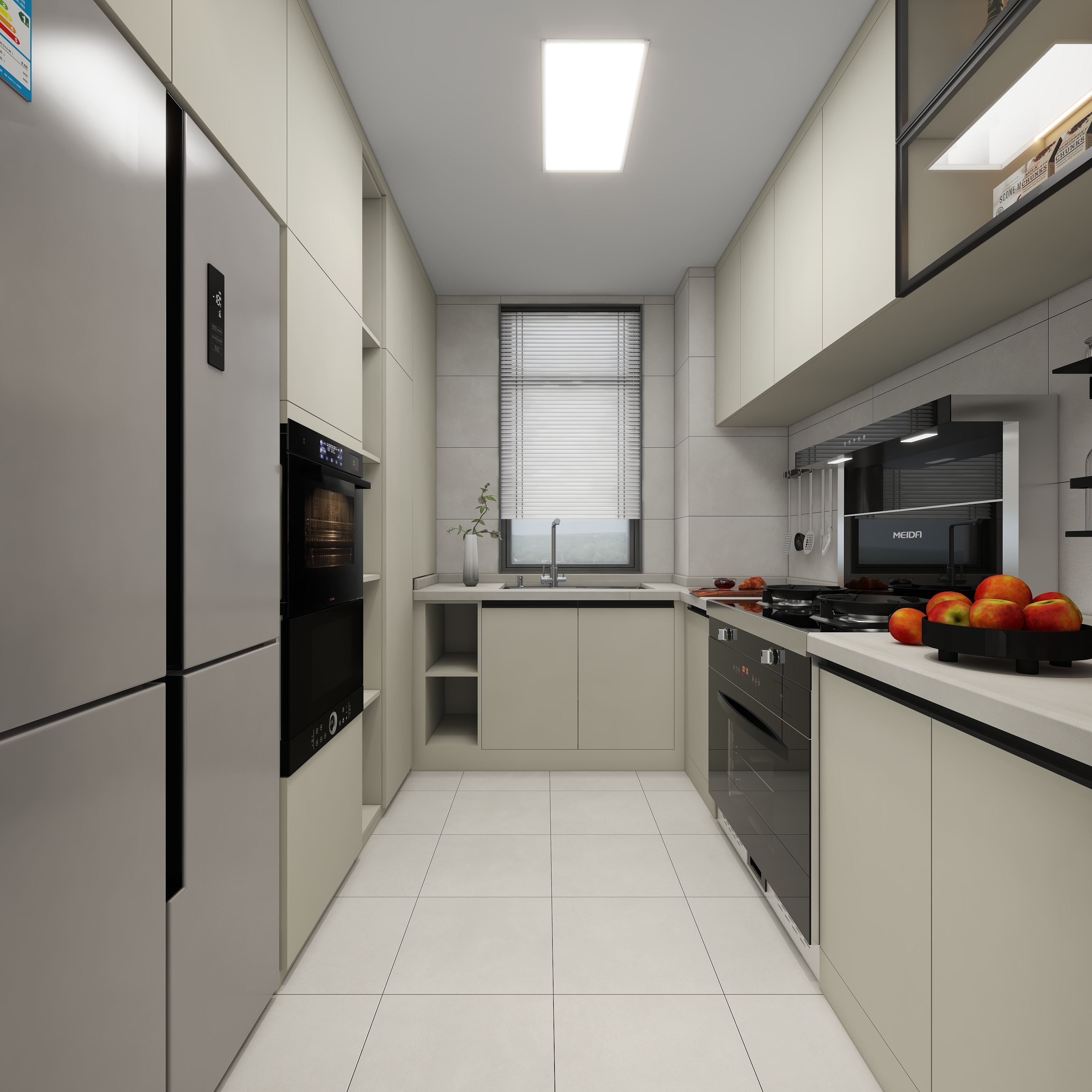 设计师邓杰-川发天府上城奶油风装修效果图