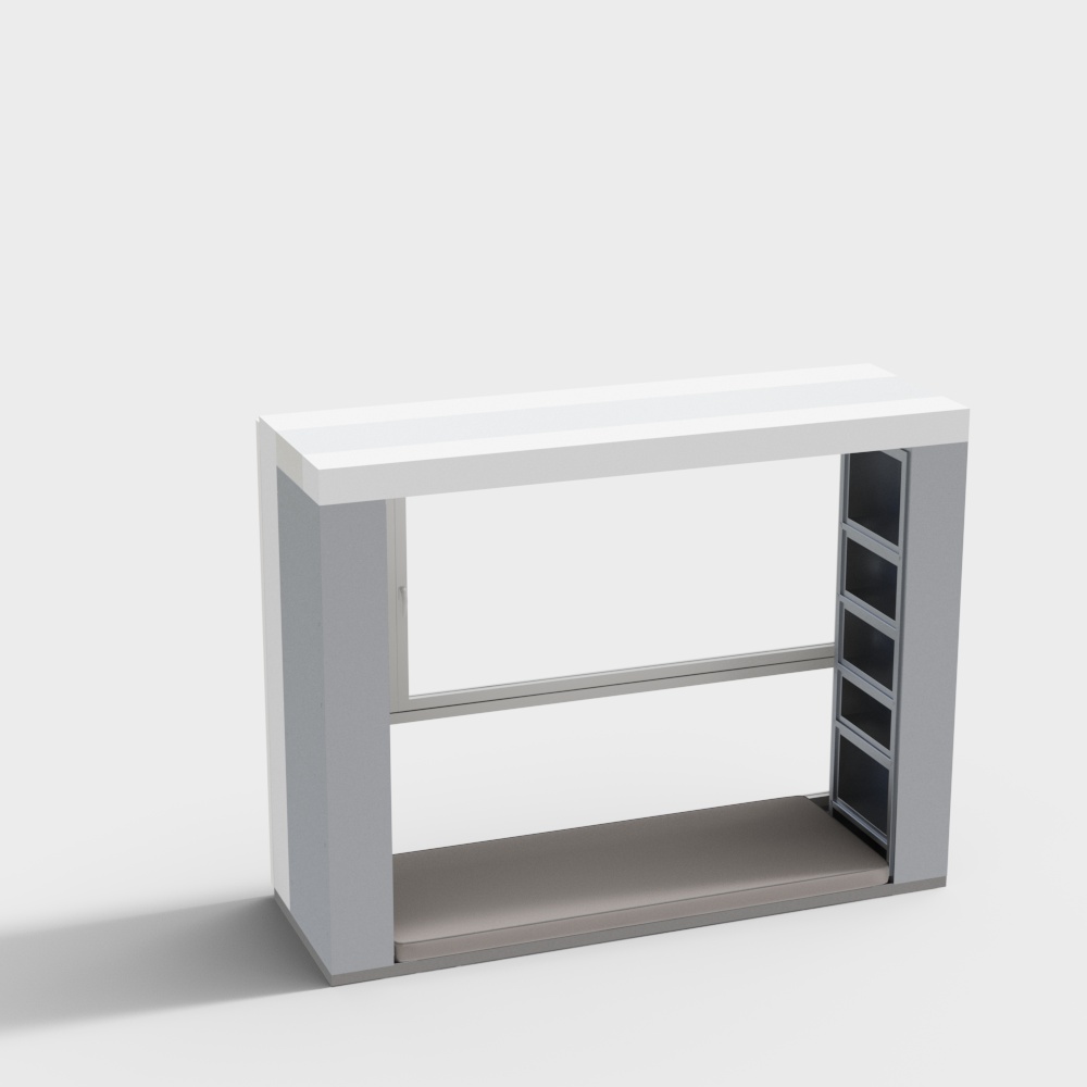 新式卧室飘窗3D模型