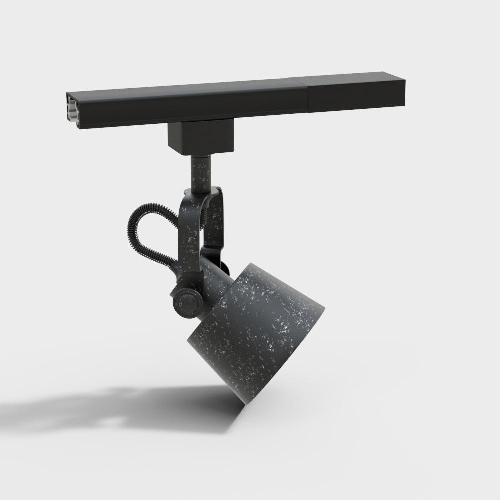 摄影棚轨道灯3D模型