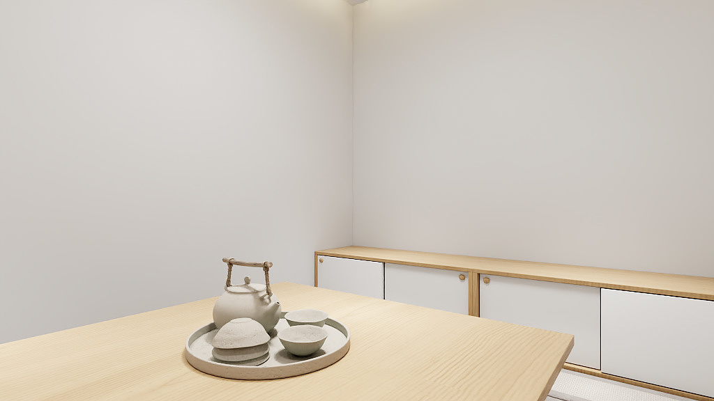 笑声很大装饰设计-保利38㎡装修效果图