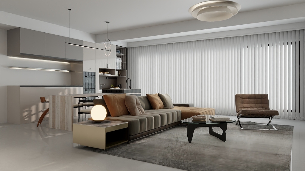 在夏天ing-弘景上院155-装修设计方案