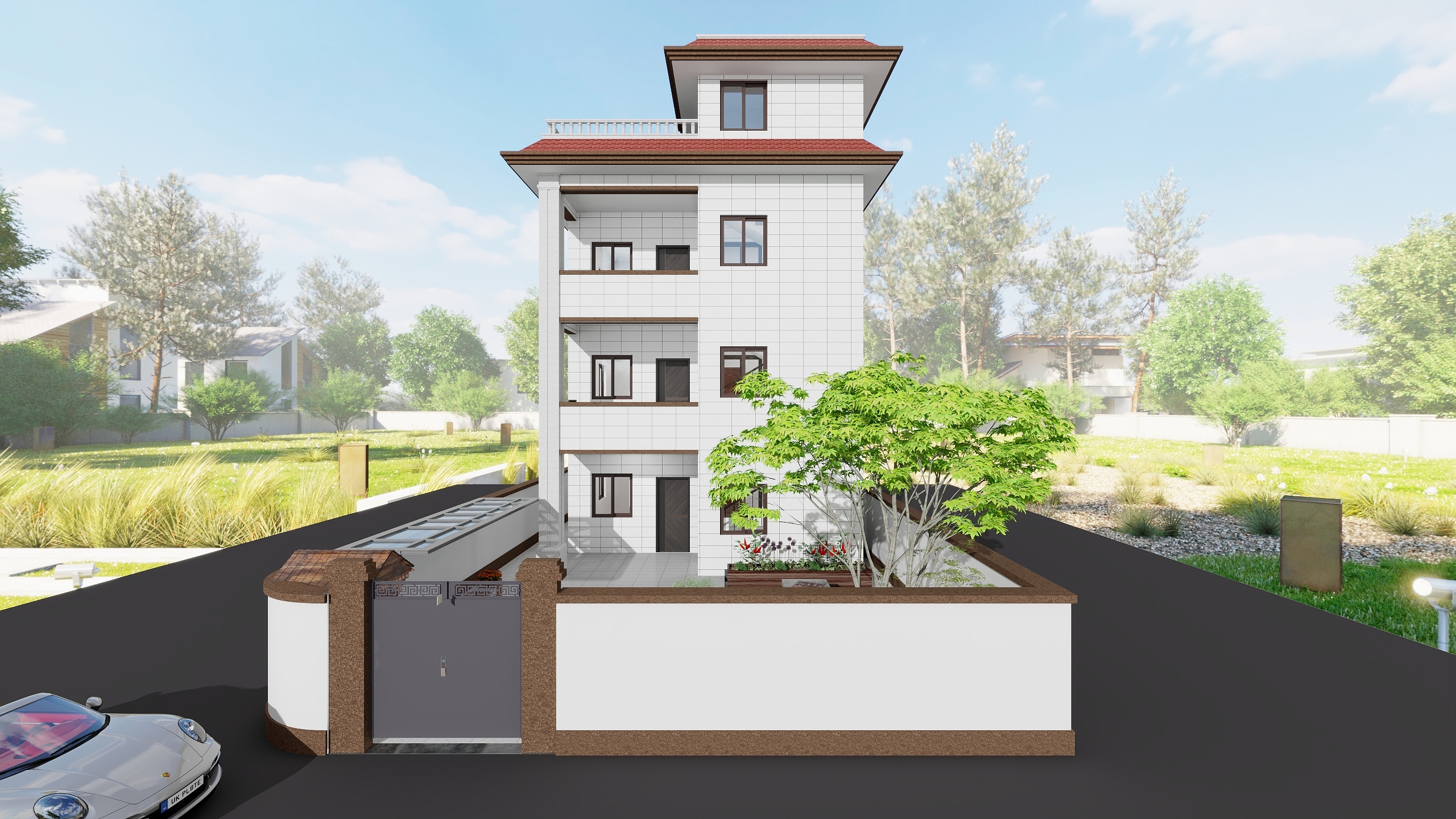 神马云在线-惠州杨家老宅外装-装修设计方案