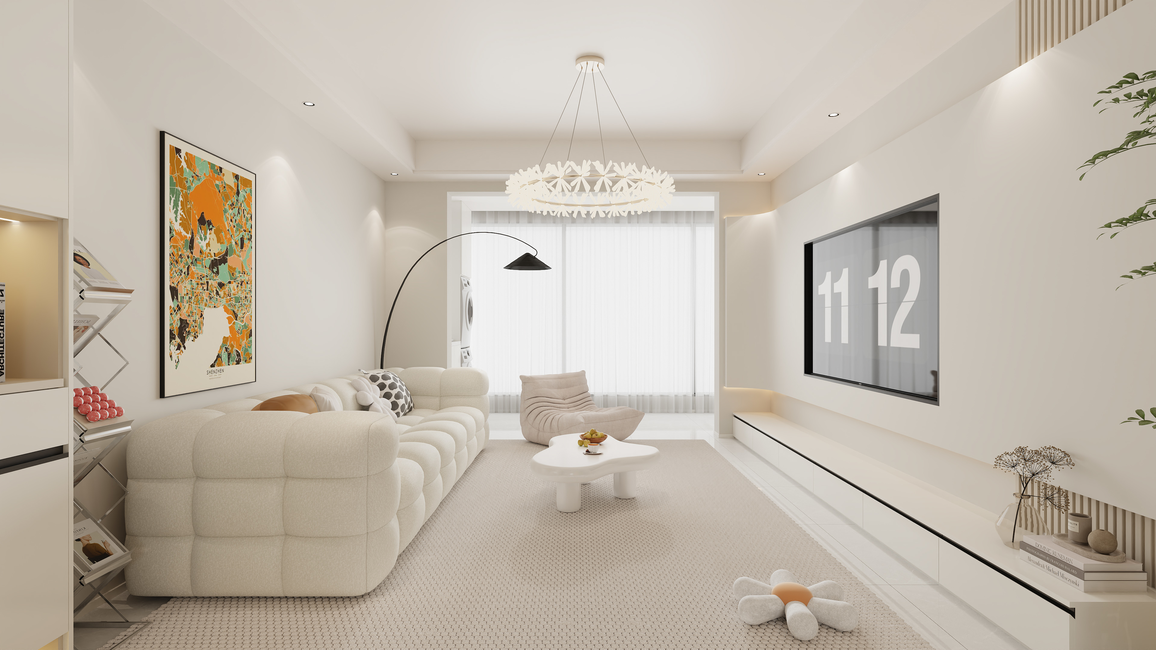 不ai画图-110㎡3室装修效果图