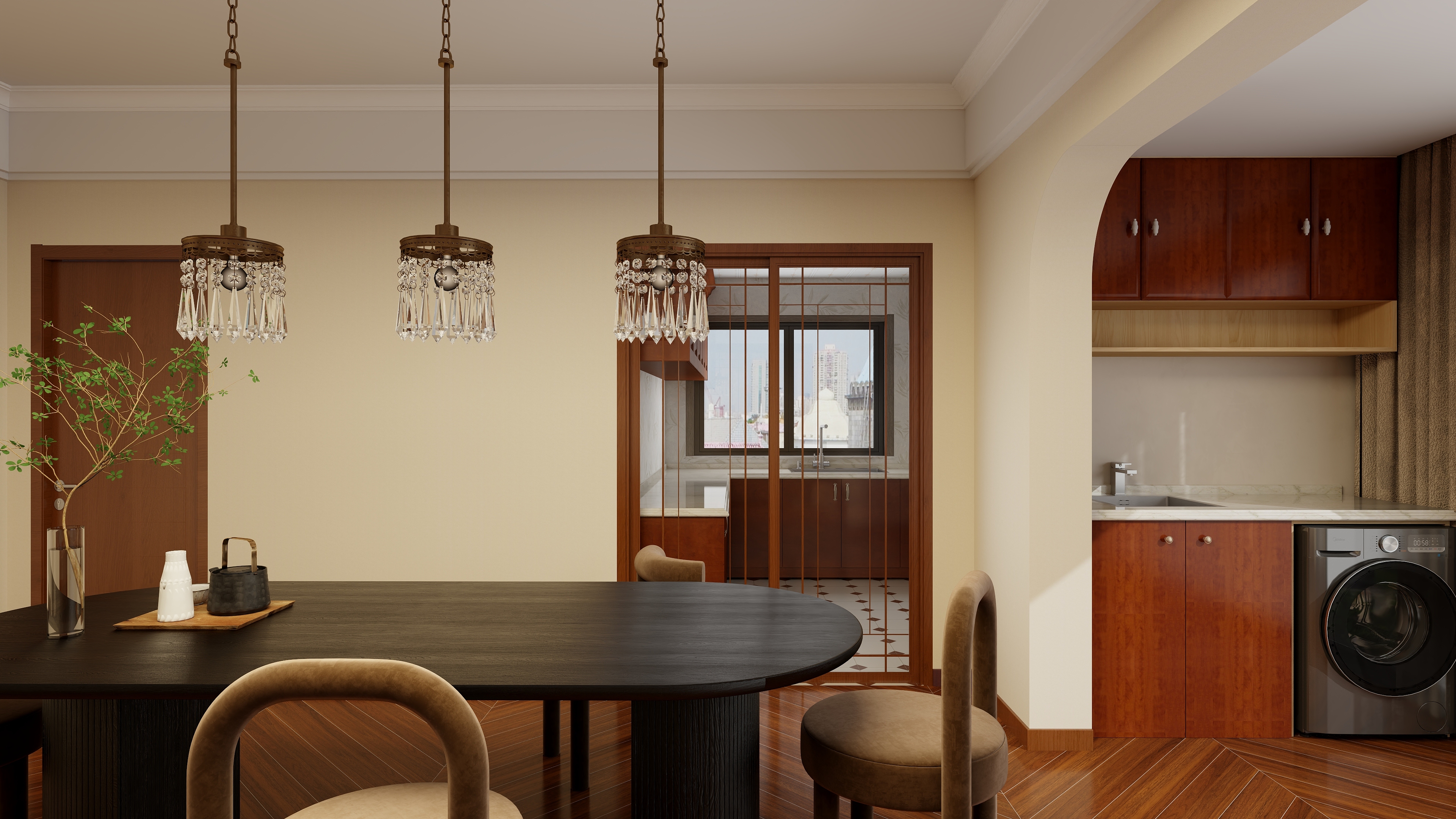 南京梅亚奇MEJACCI-052-大成汇文府136㎡3室装修效果图