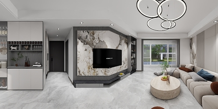 莱州卓创装饰-领秀城3-1-702-装修设计方案