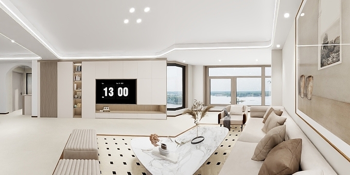 唱反调的艺术家-广电家属楼-装修设计方案