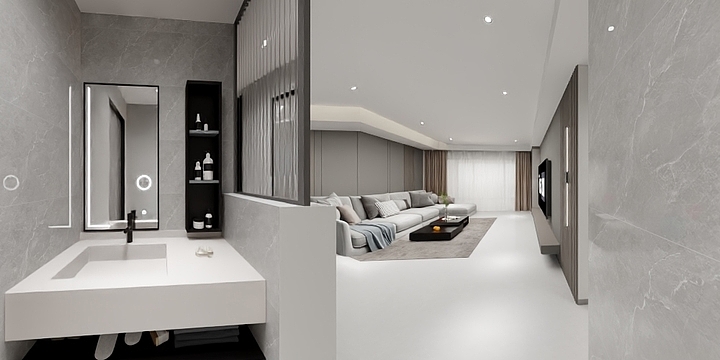 唱反调的艺术家-灯光测试-装修设计方案