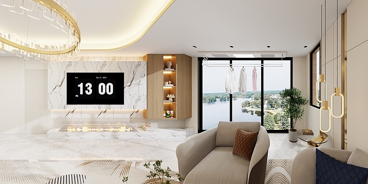 一涧设计-现代轻奢‘’-装修设计方案