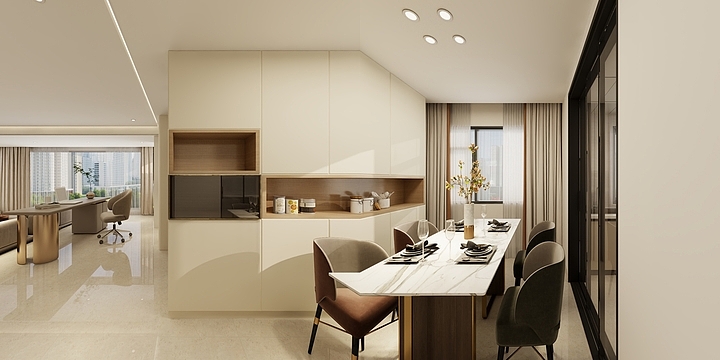 莫婉霖-现代奶油-装修设计方案