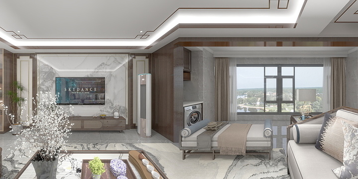 全案设计师Mr.寇-吾悦华府6栋1004中式-装修设计方案