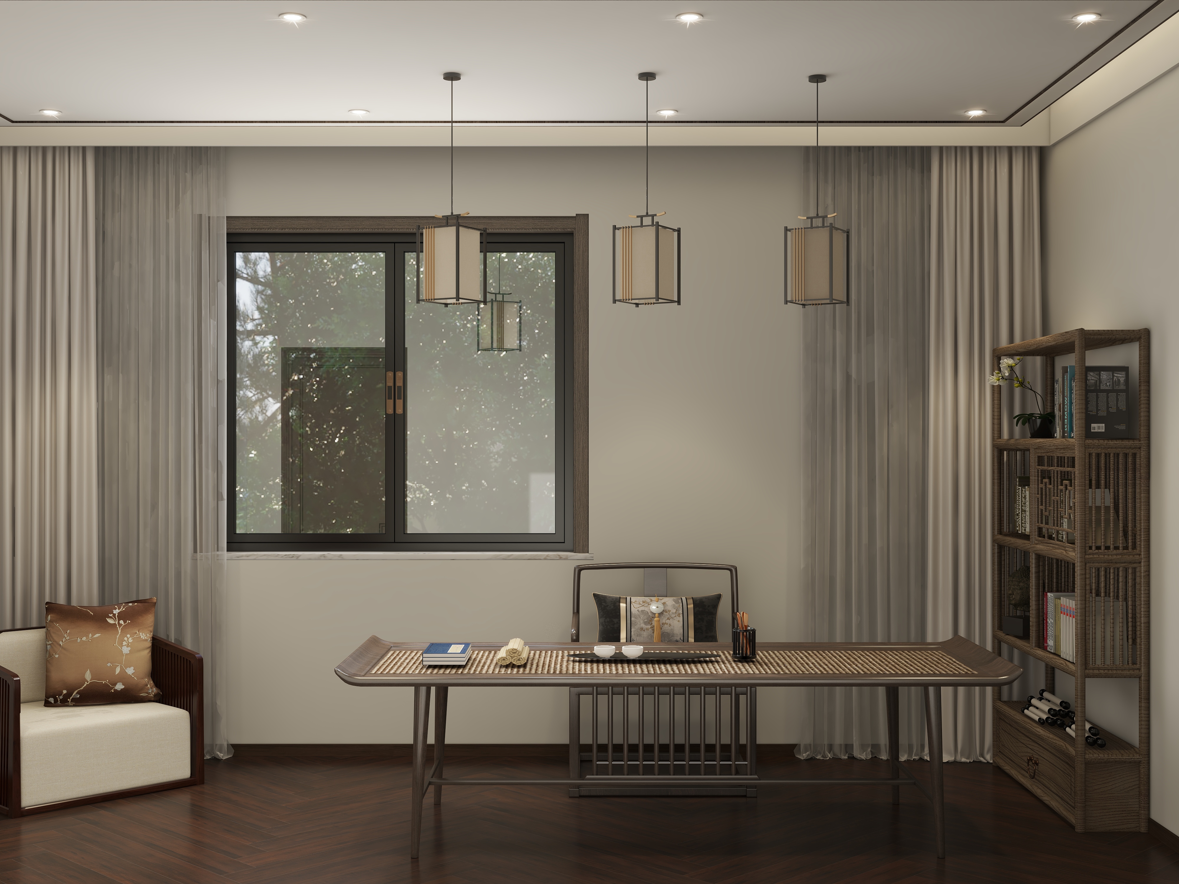 设计师珂源-六指街道能岗村1200㎡16室装修效果图