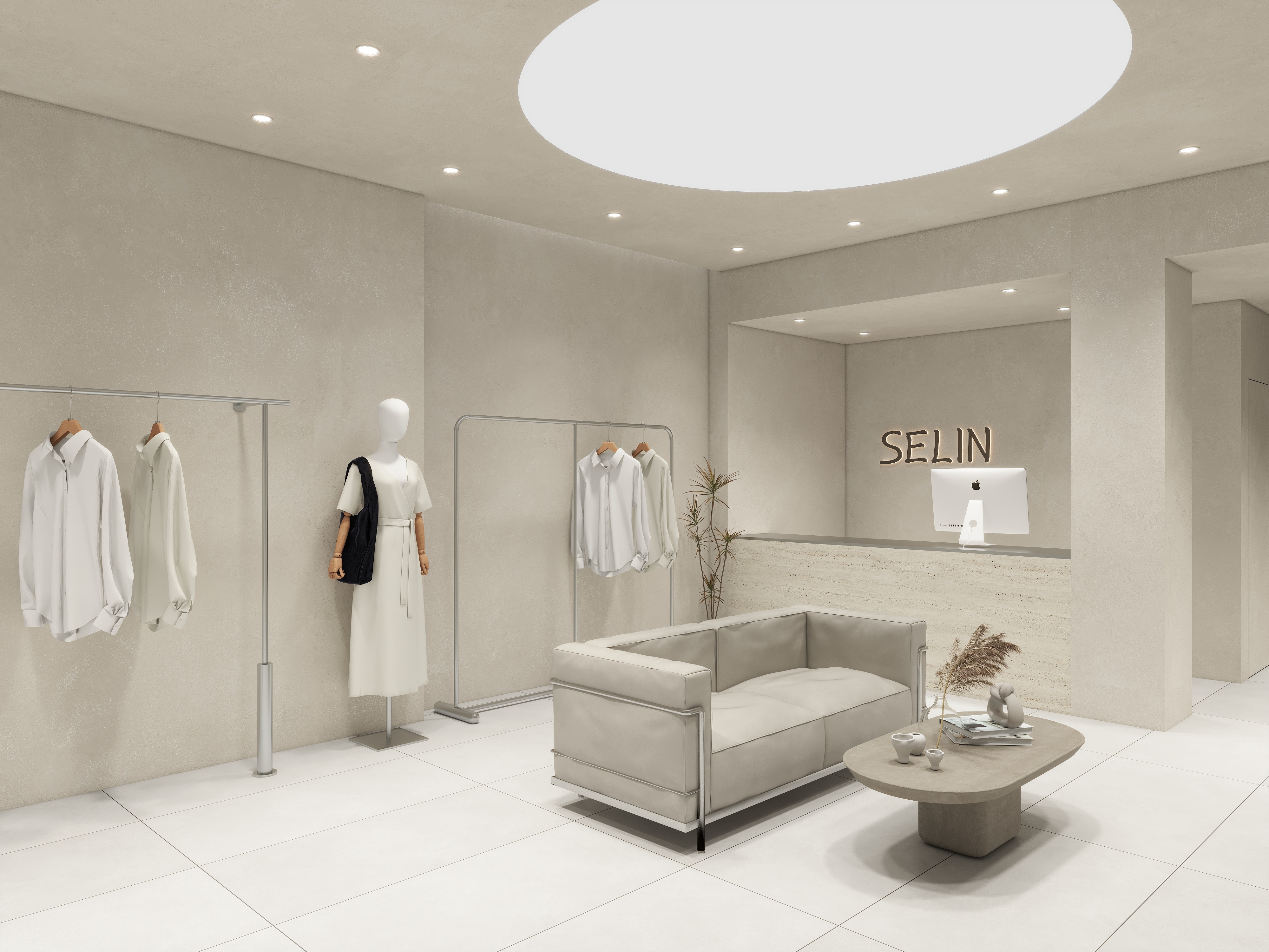 饼饼睡醒辽-轻奢女装-装修设计方案