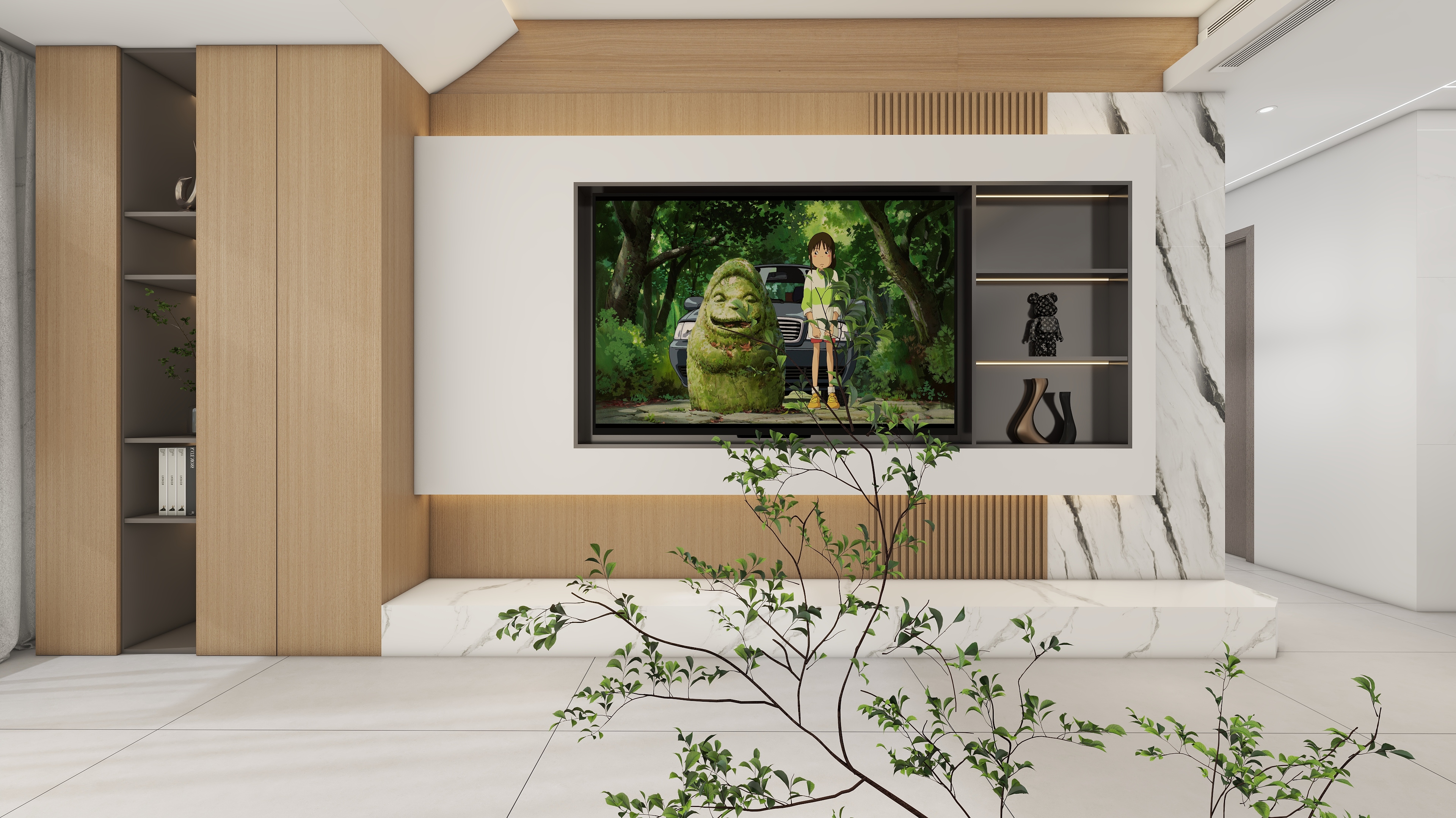 小张..-龙光誉境阳光花园现代简约98㎡3室-装修设计方案