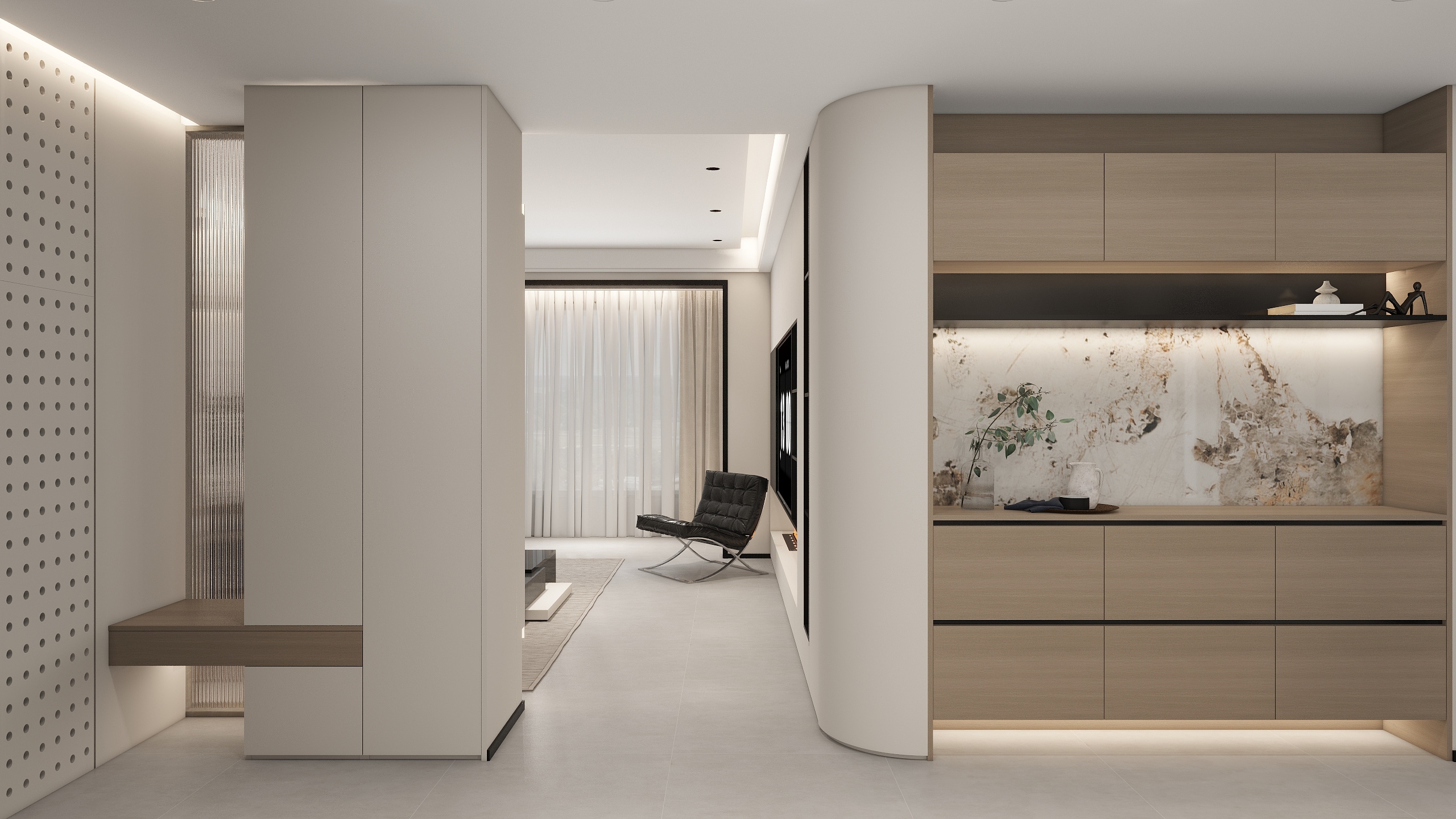 HK室内设计工作室-116㎡3室-装修设计方案