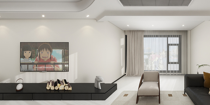 小蒋丨装饰设计-圣明国际 刘女士雅居效果.dwg-装修设计方案