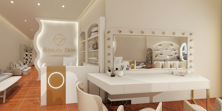 南凌工作室-步行街美妆店-装修设计方案