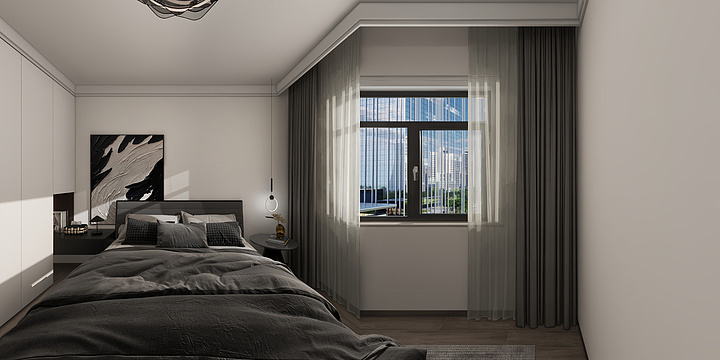 亿点设计屋-东华御园148㎡现代-装修设计方案