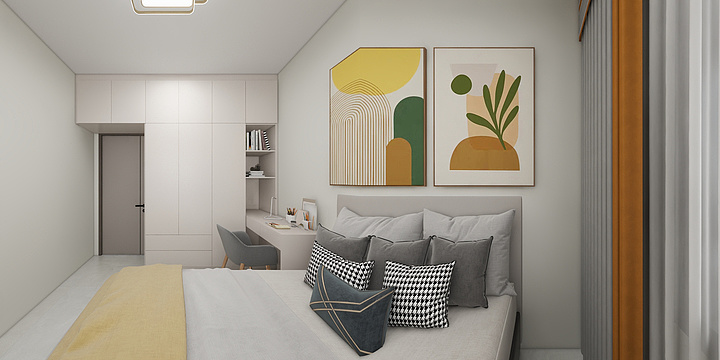 红利泰全屋定制-中梁泰和首府26-2-203-装修设计方案