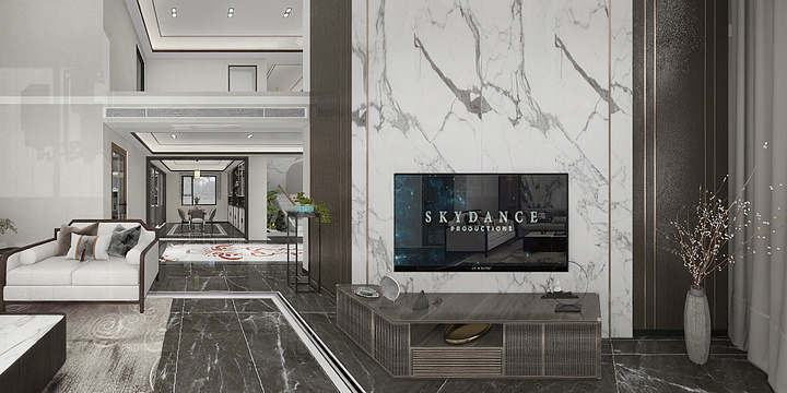 惠水格创装饰有限公司- 新中式｜乐平两层别墅-装修设计方案