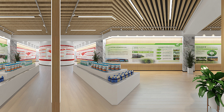 杨林-新疆绿翔展厅1版-装修设计方案