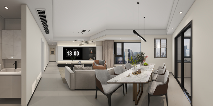 林sirDesign-绵阳市涪城区春风九里4-1-404 设计方案-装修设计方案