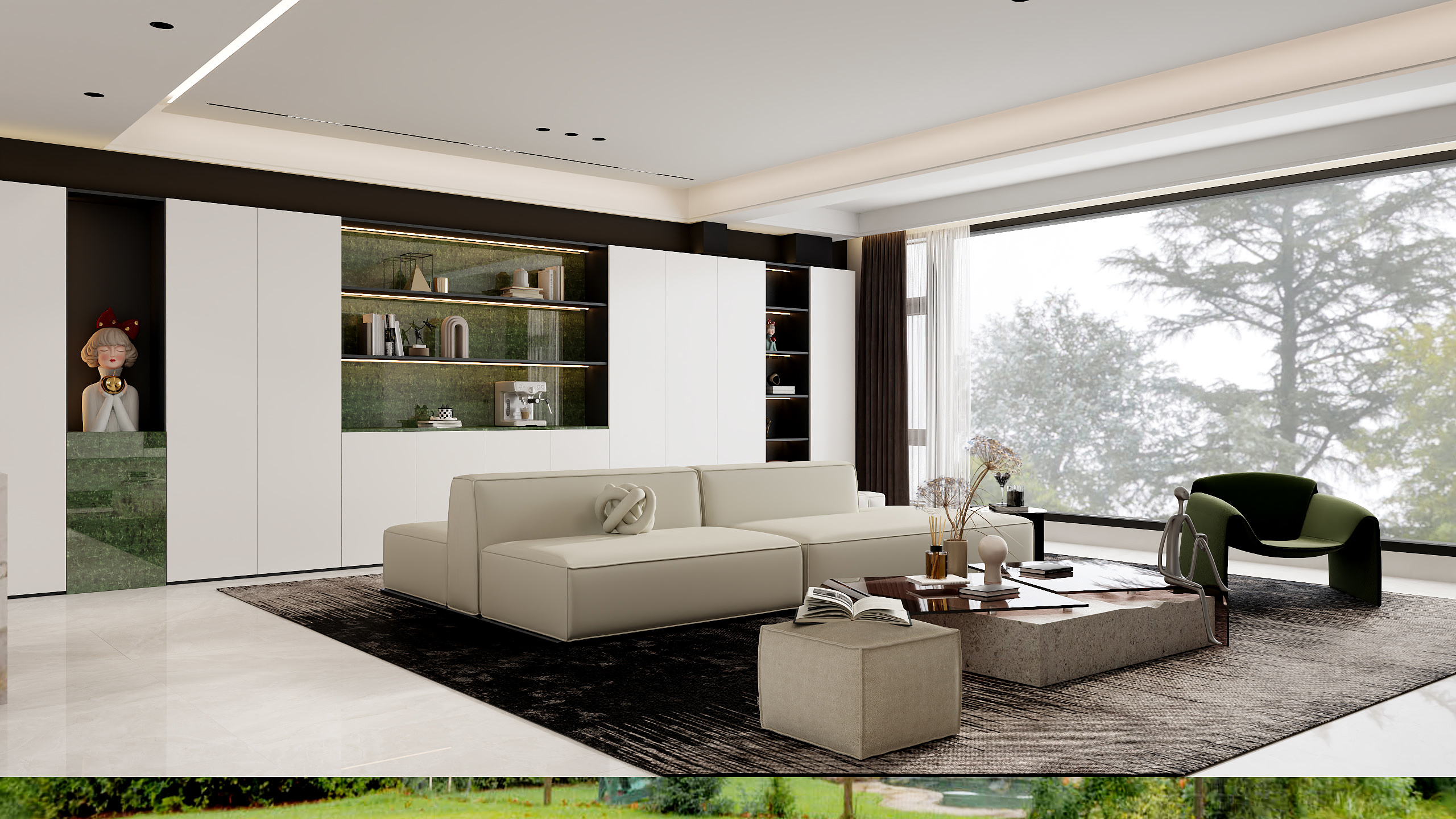 1912cyy-现代简约131㎡3室-装修设计方案