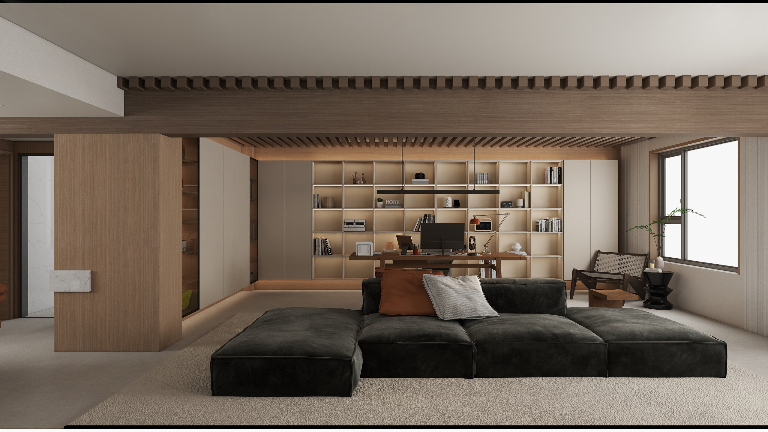 镜像空间设计-天鹅湖小镇-装修设计方案