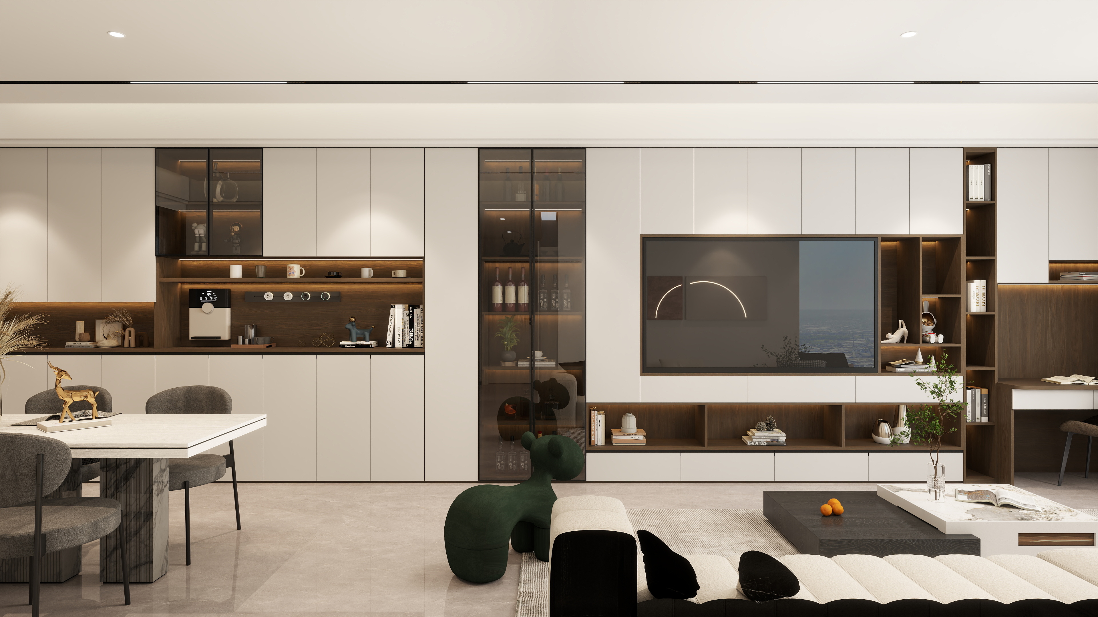 广安米兰纳2-东湖观澜94㎡3室-装修设计方案