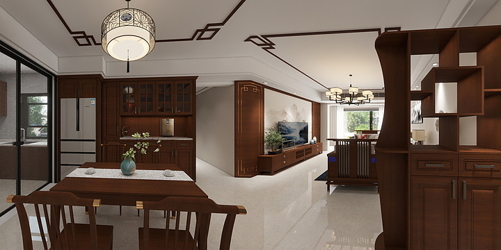 设计师魏博-双峰归朴家园2003效果图-装修设计方案