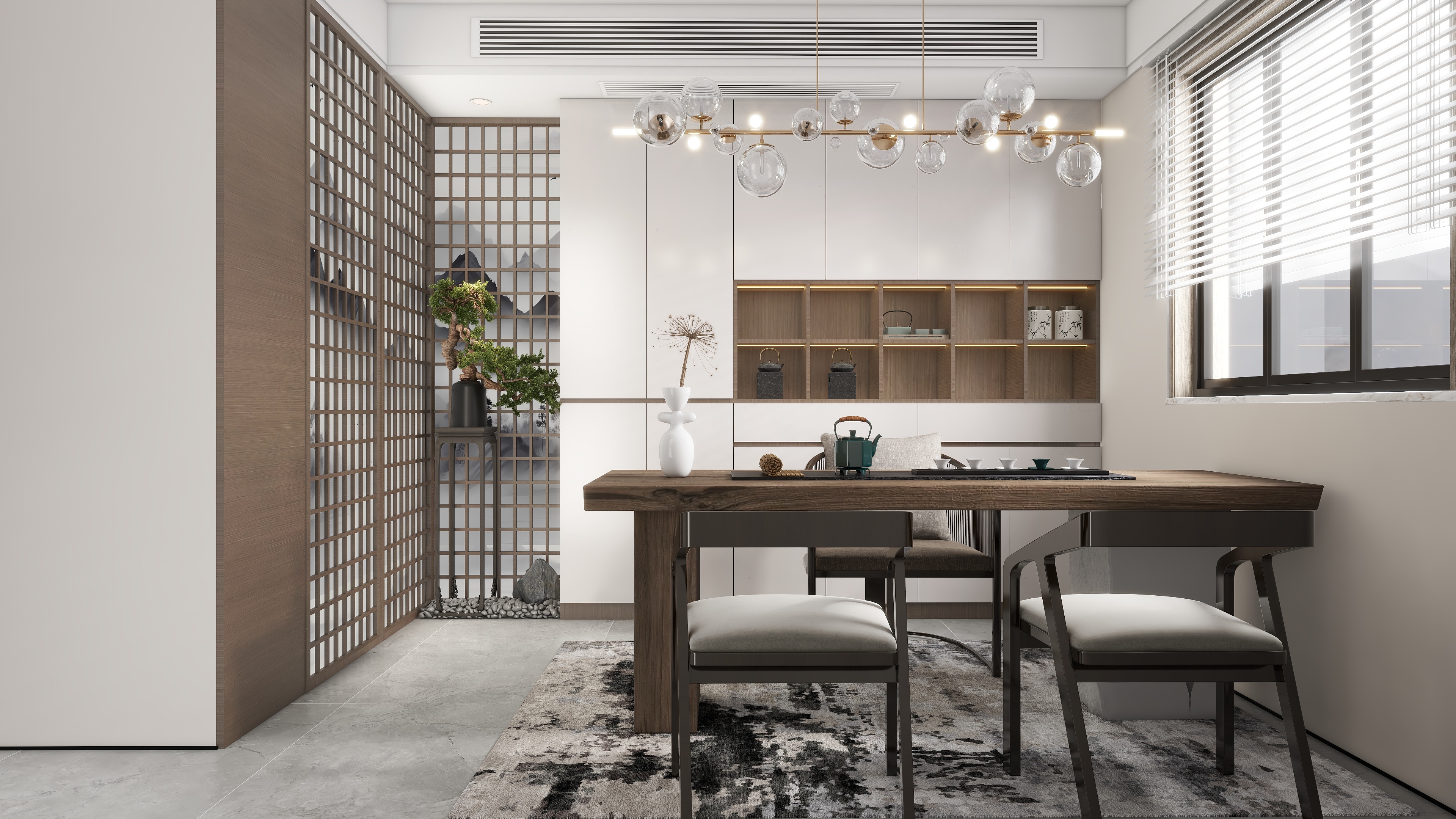 济南章丘加盟店-山水北城4期142装修效果图