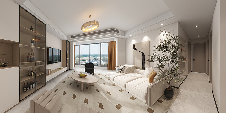 浪情zxZH-5.4恒大二期32-2404-装修设计方案