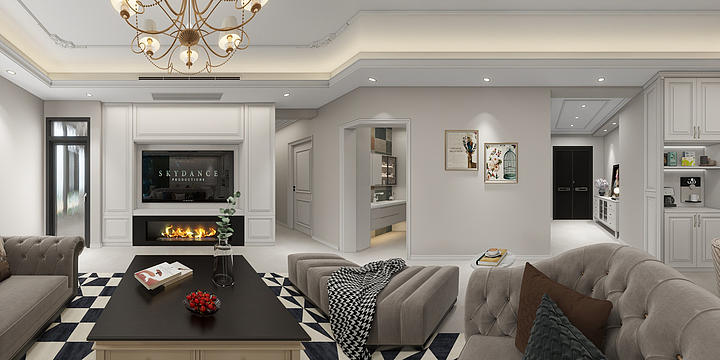 桂之皖设计-恒大御龙-传统厨房-装修设计方案