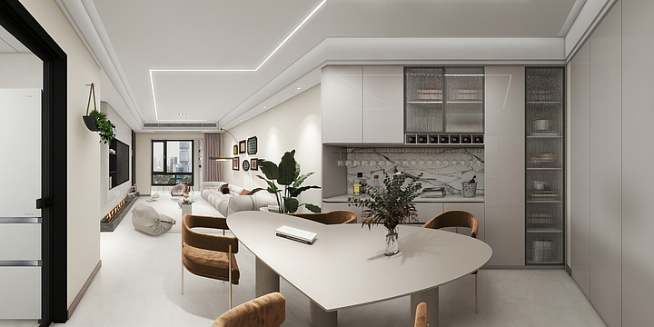 宜佰家装饰刘智锋-金地中央公园-装修设计方案