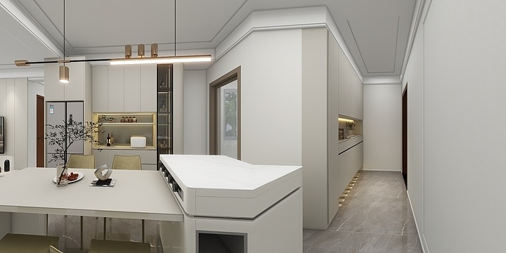 一欣舍-240424西安上河云璟现代轻奢雅居-装修设计方案