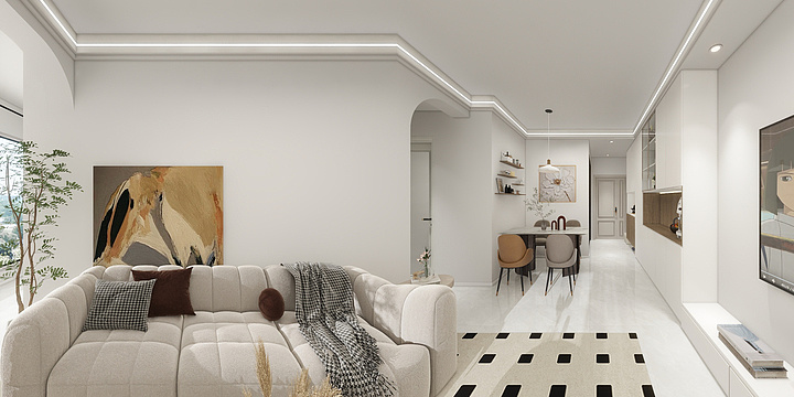 莫婉霖-明亮奶油风-装修设计方案