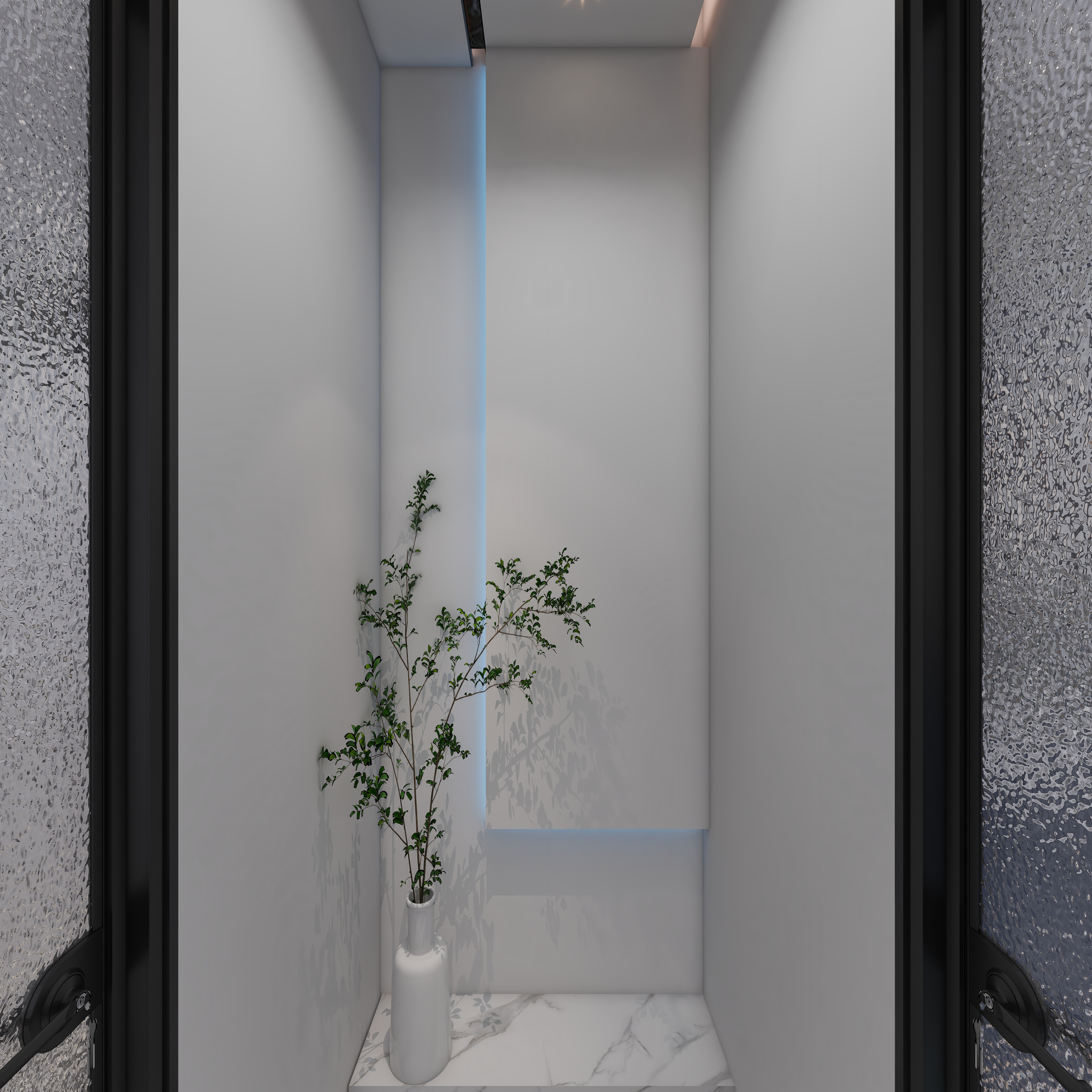 A设计宇泽A-舒馨雅致一层卫生间装修效果图第3张