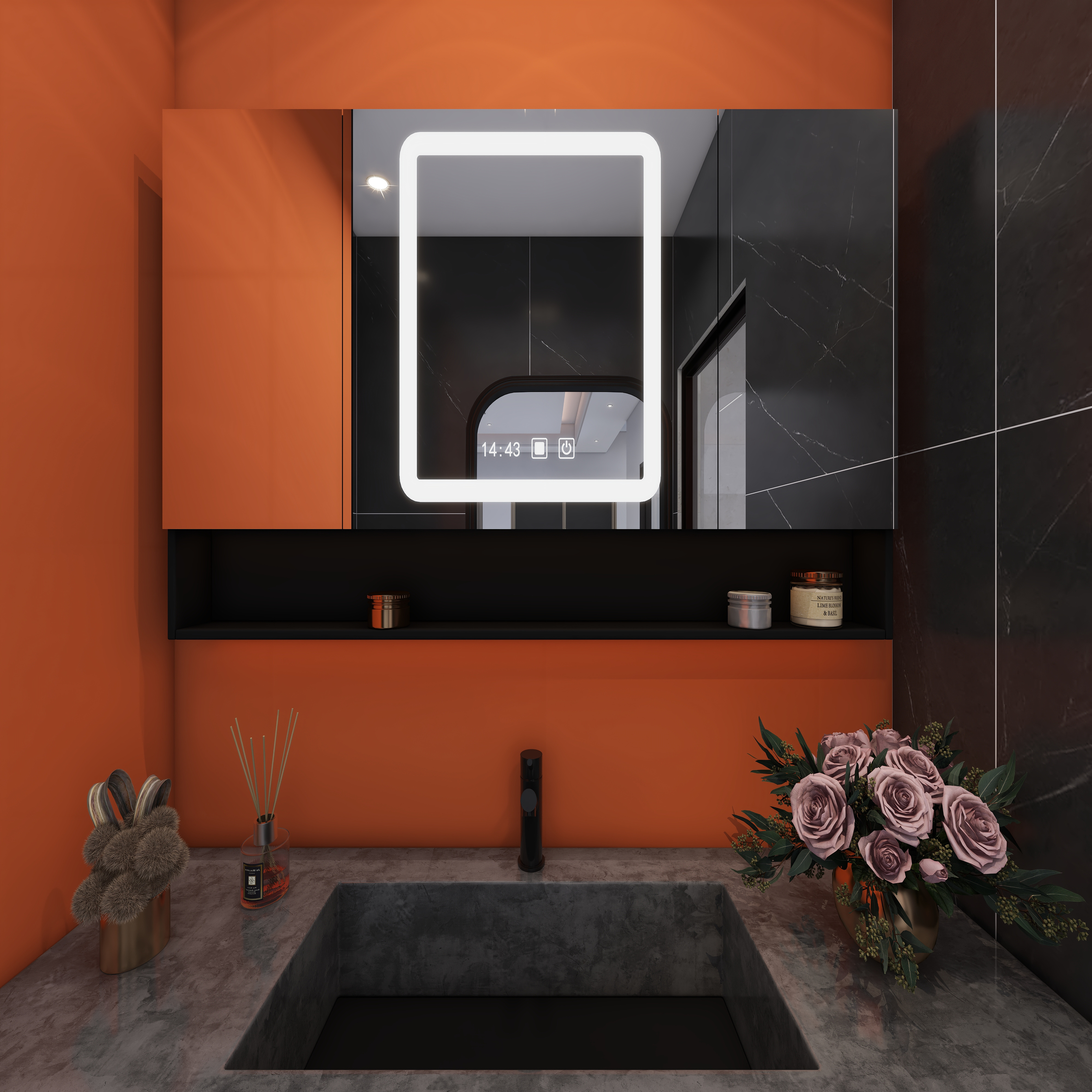 A设计宇泽A-舒馨雅致一层卫生间装修效果图第3张