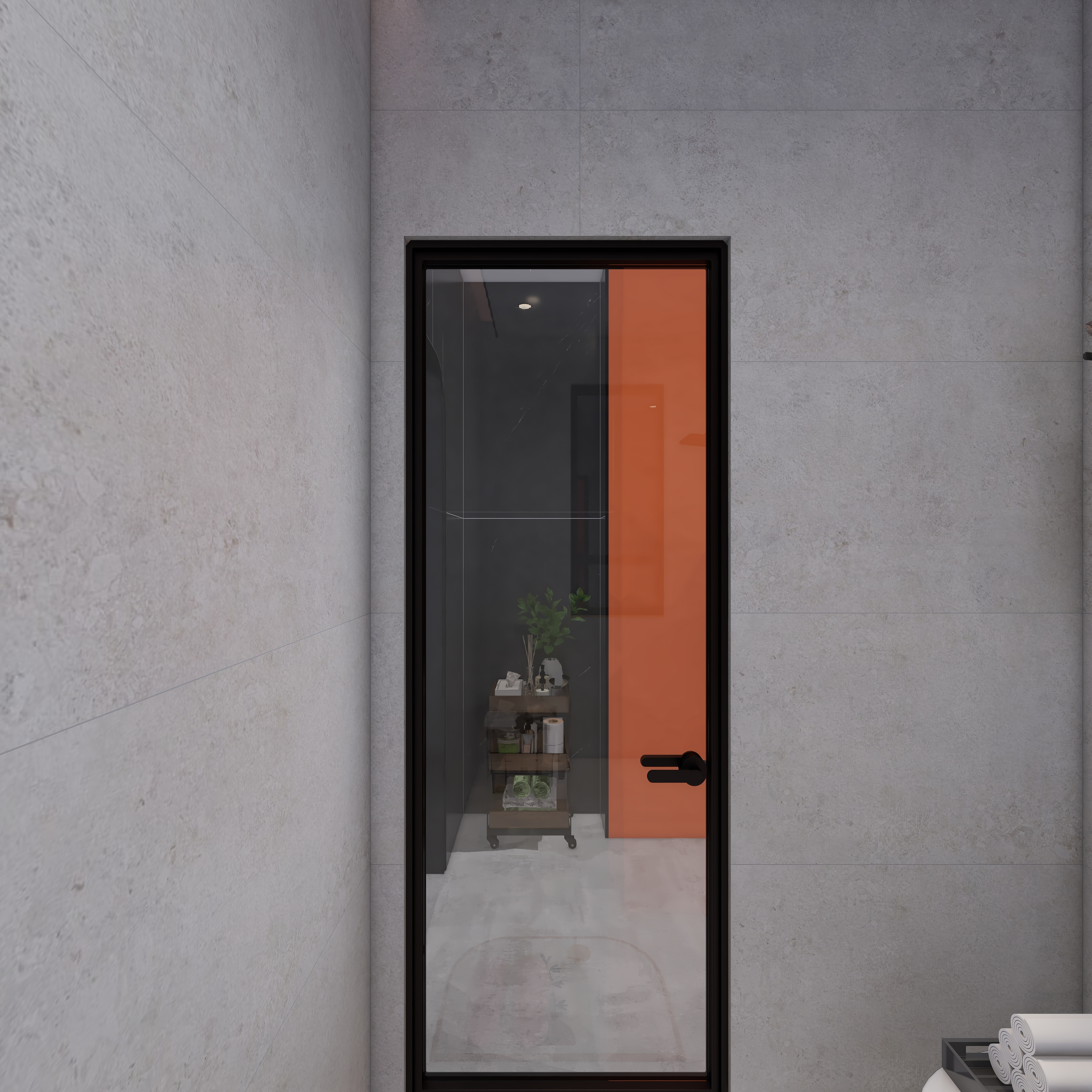 A设计宇泽A-舒馨雅致一层卫生间装修效果图第3张